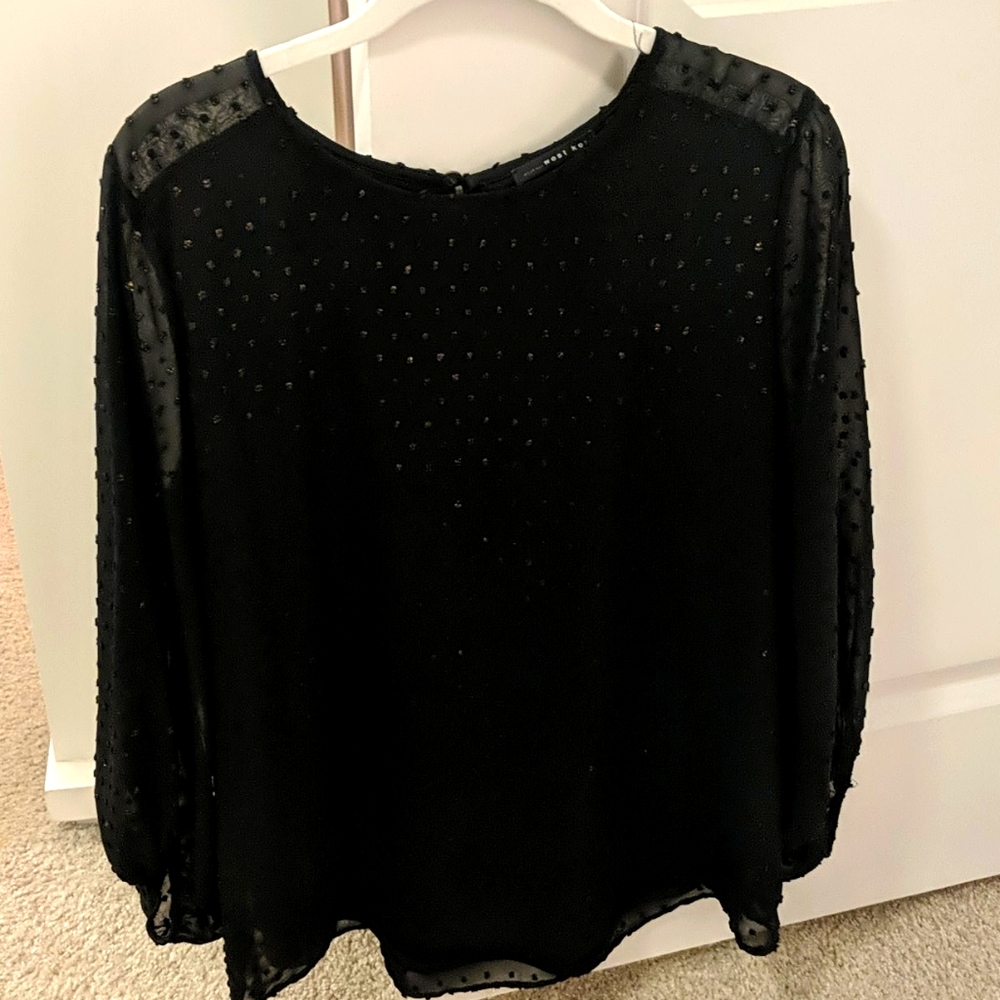 Black and Gold Blouse